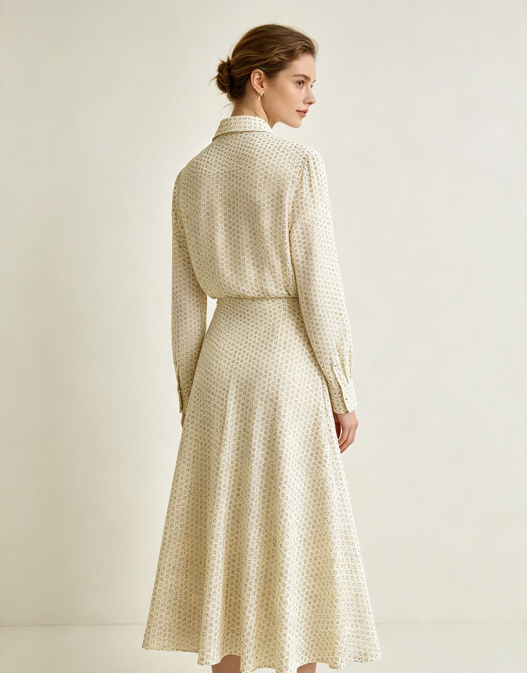 Silk Jacquard Maxi Skirt
