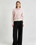 Striped Cashmere Cardigan