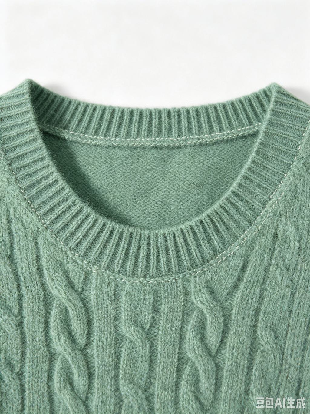 Cable‑Knit Cashmere Tee