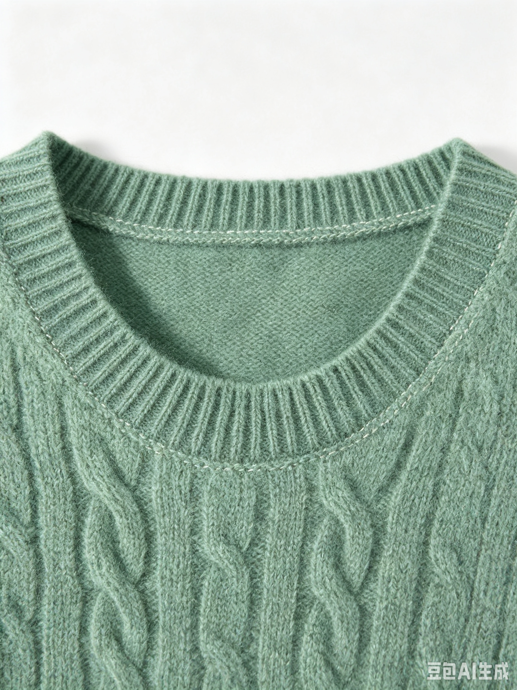 Cable‑Knit Cashmere Tee