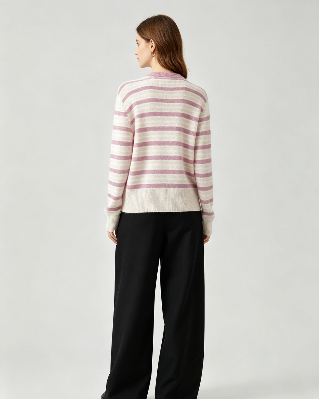 Striped Cashmere Cardigan