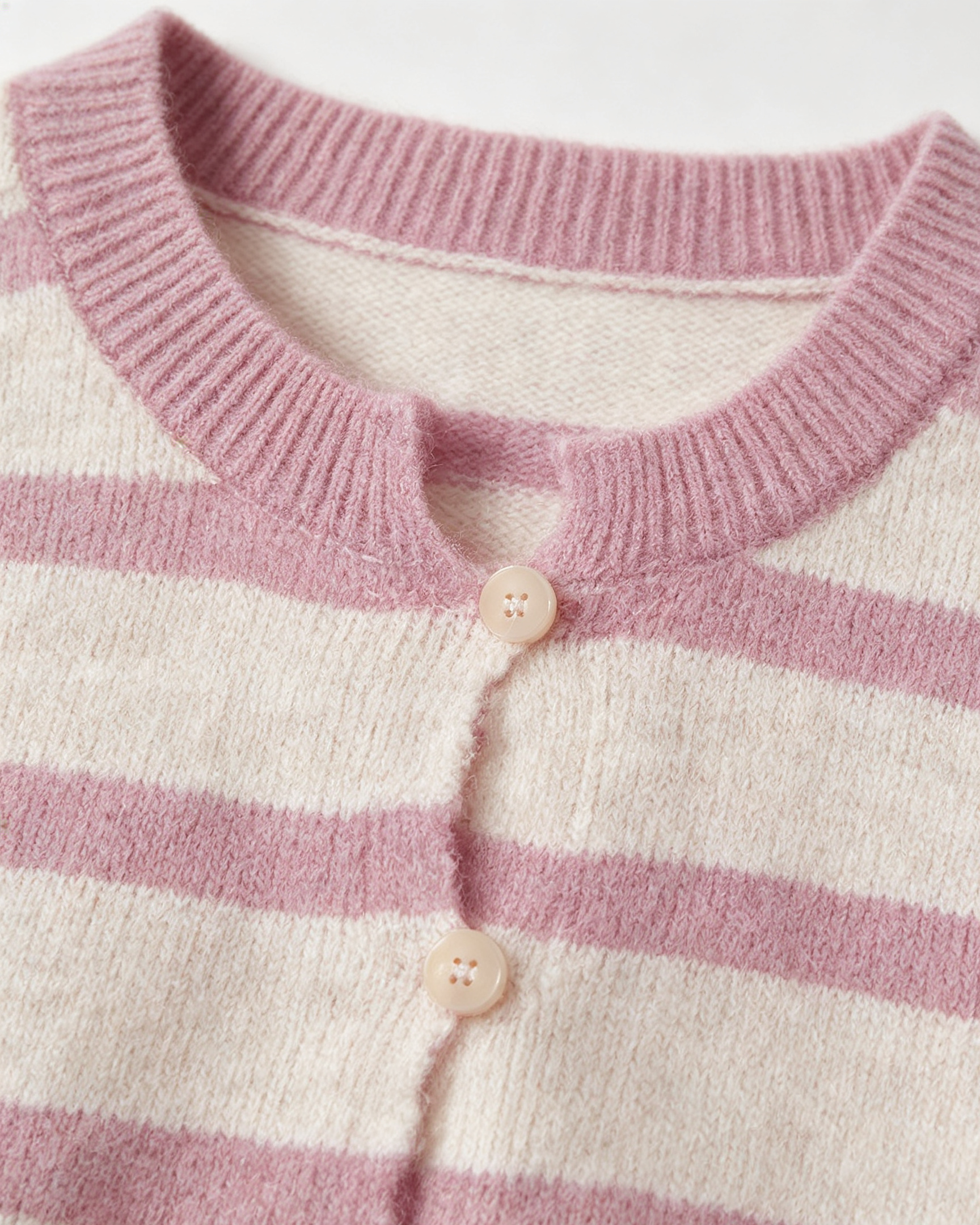 Striped Cashmere Cardigan