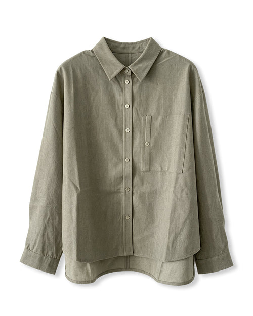 120S Wool Relaxed Shirt