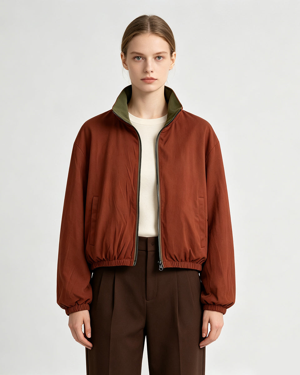 Reversible Stand Collar Jacket