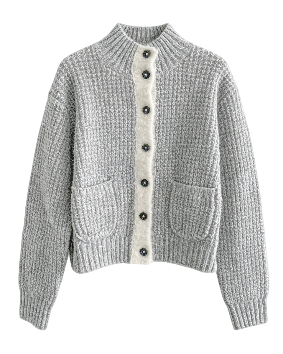 Lambswool Knit Cardigan