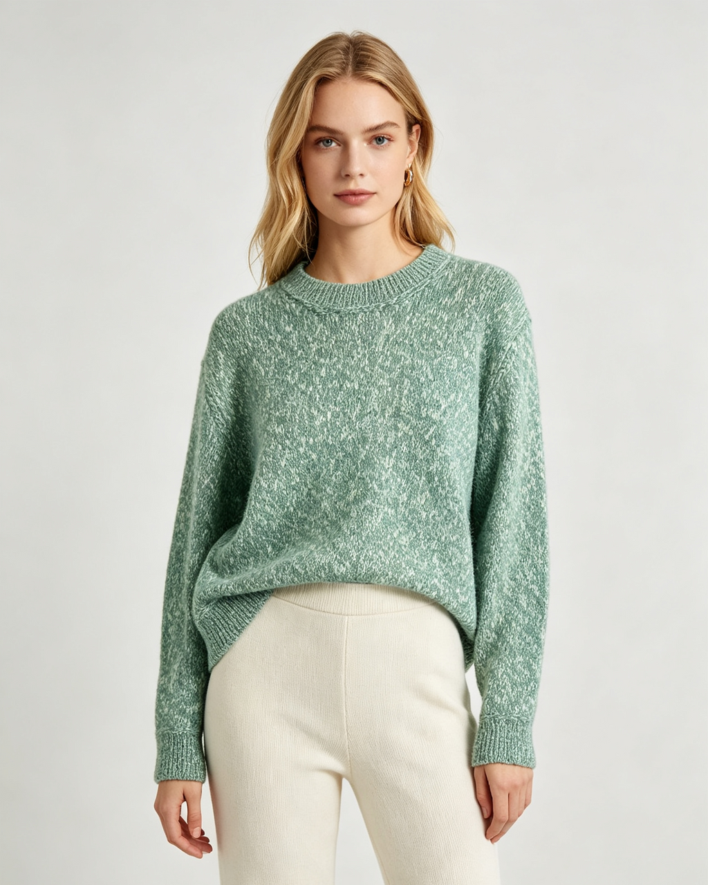Speckled Lambswool Sweater