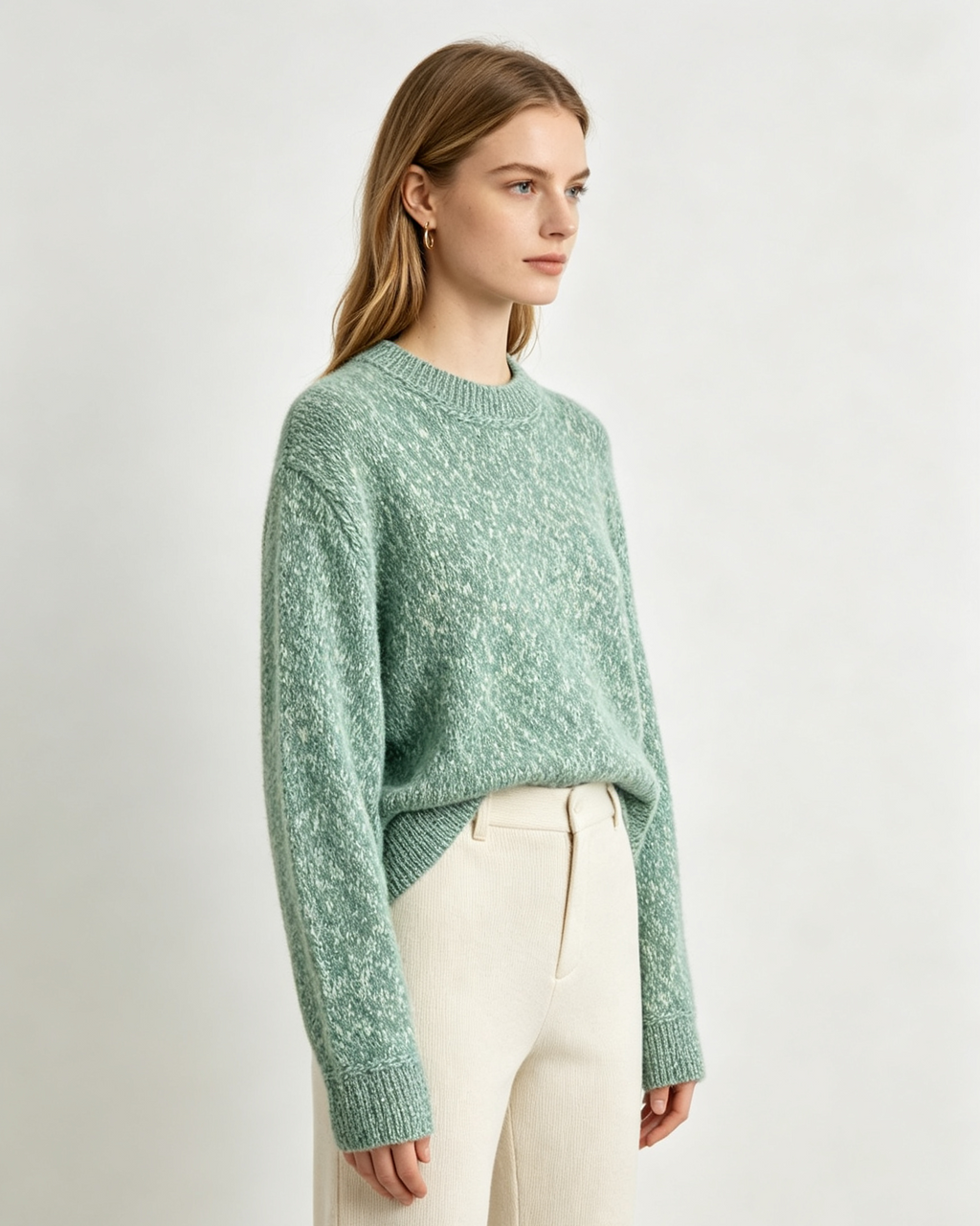 Speckled Lambswool Sweater