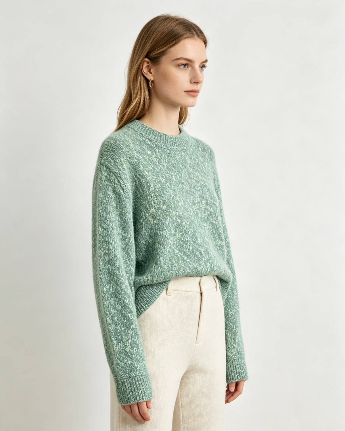 Speckled Lambswool Sweater