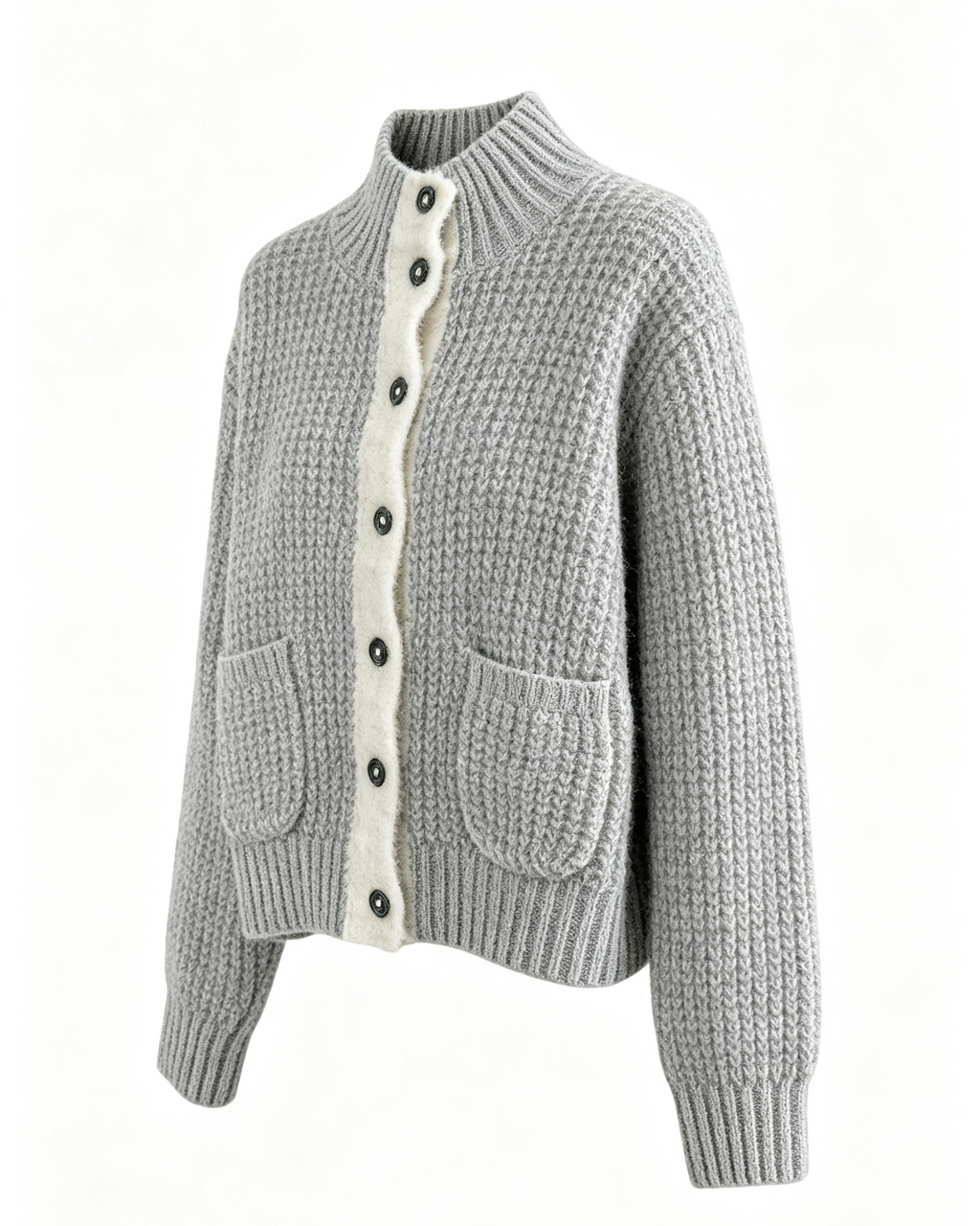Lambswool Knit Cardigan