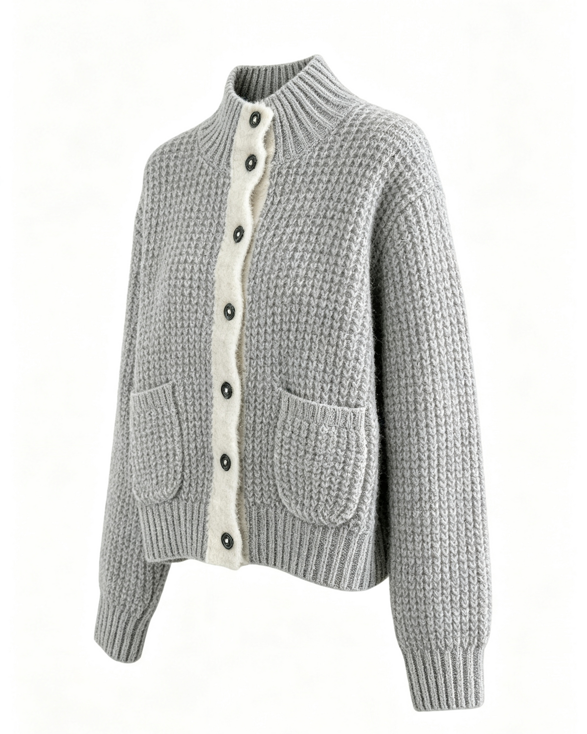 Lambswool Knit Cardigan