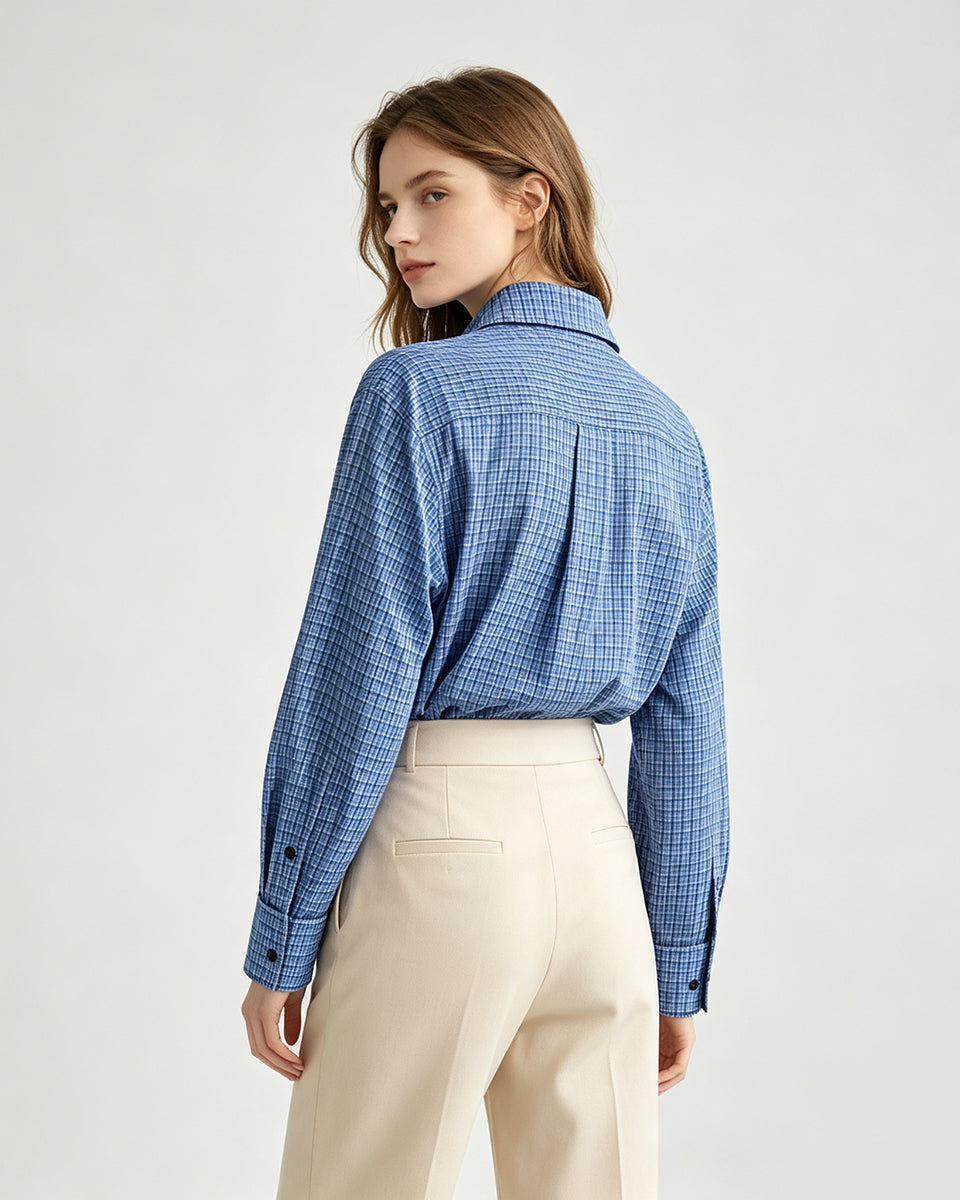 120s Check Cotton Shirt