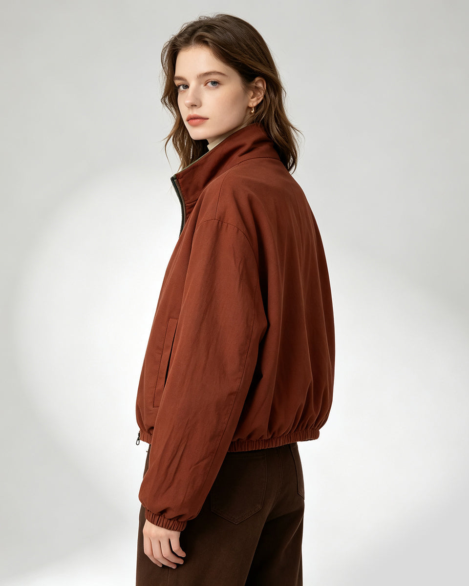 Reversible Stand Collar Jacket