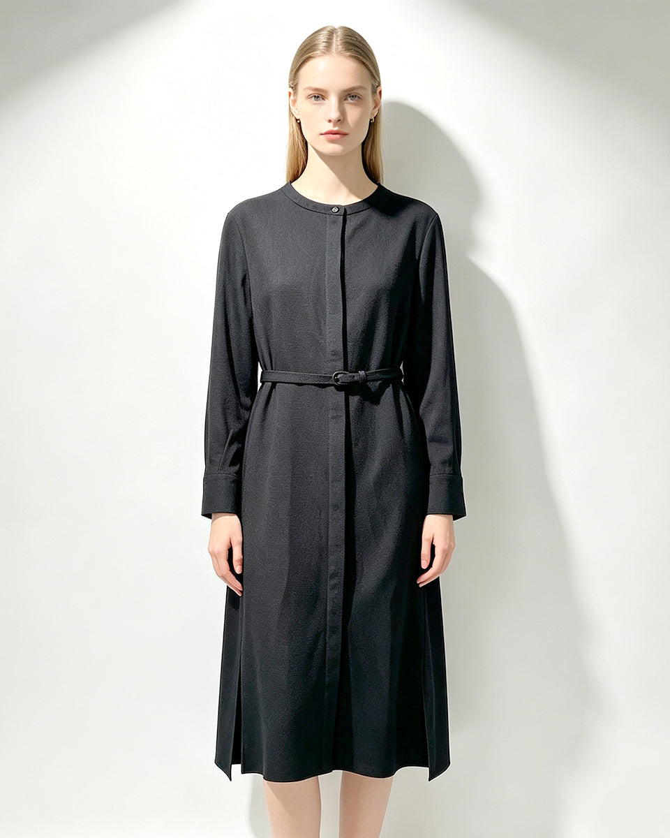 Wool‑Blend Two‑Piece Set