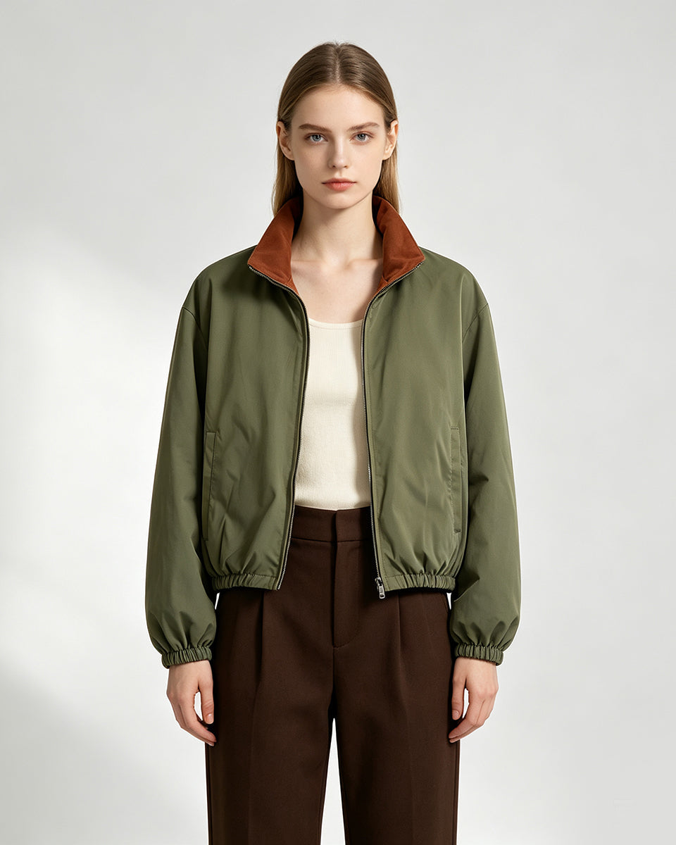 Reversible Stand Collar Jacket
