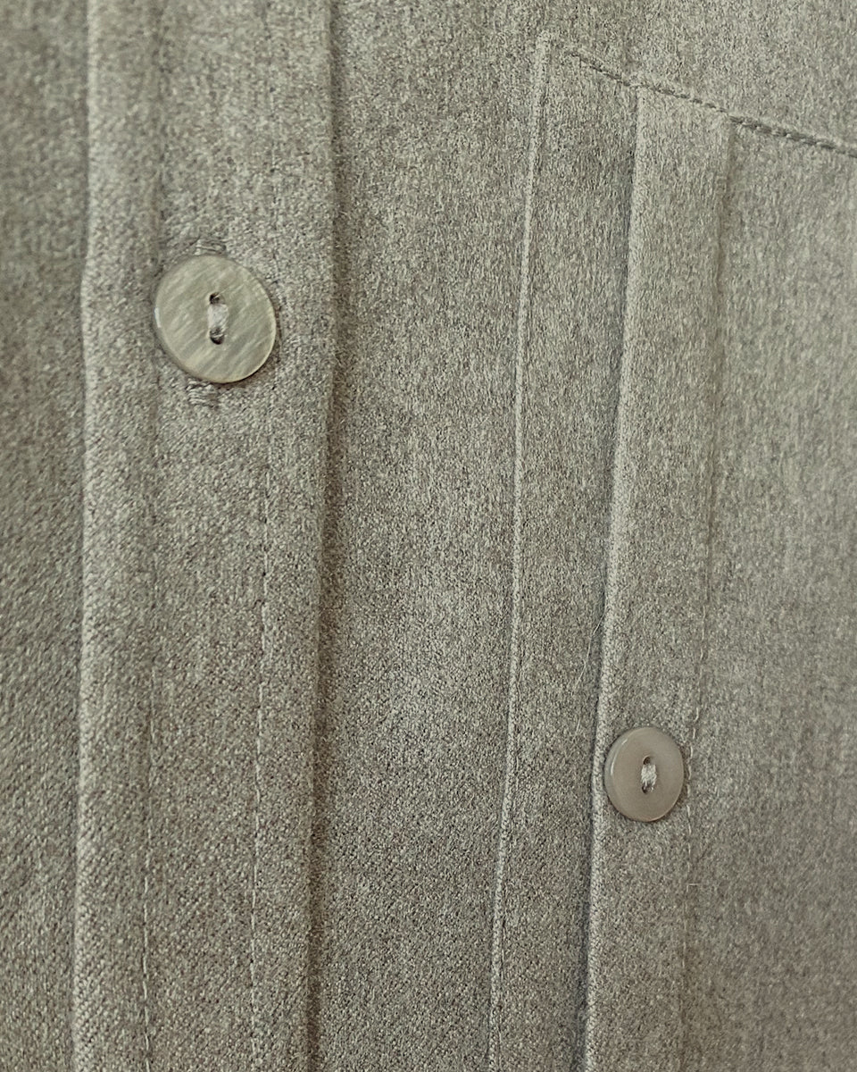 120S Wool Relaxed Shirt