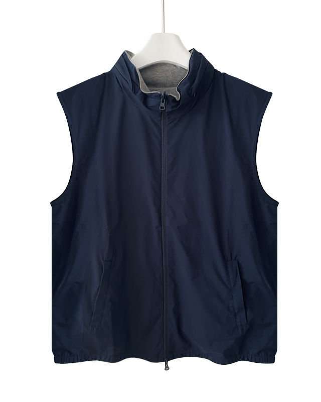 Reversible Zip-Up Vest for Men