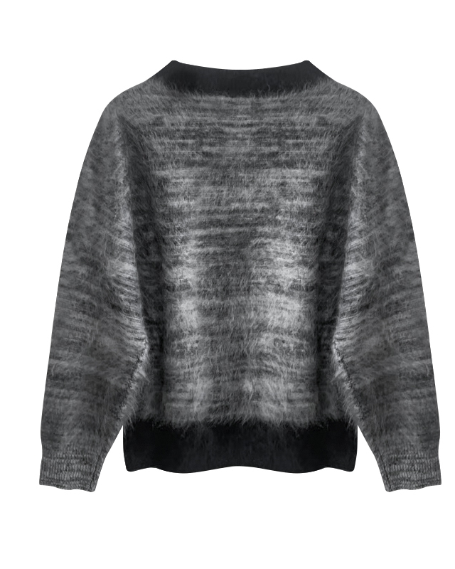 Marled Cashmere Crew Sweater
