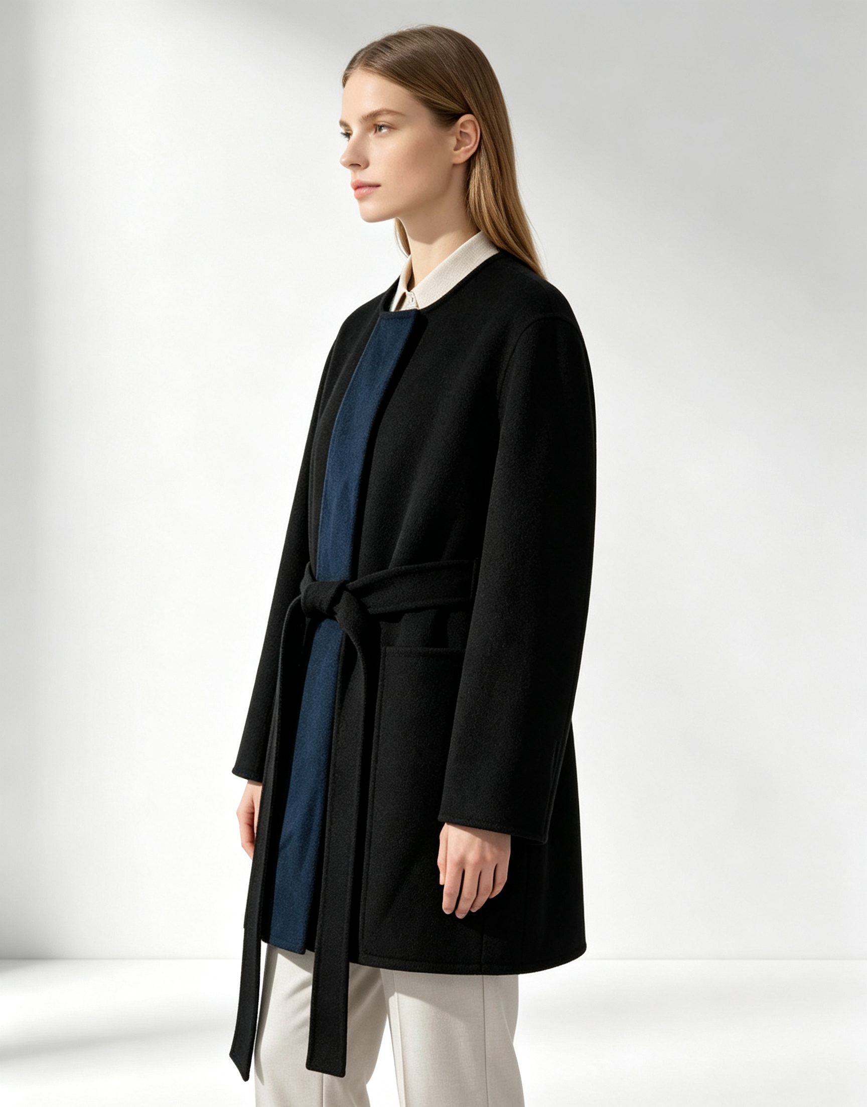 Double‑Sided Cashmere Coat