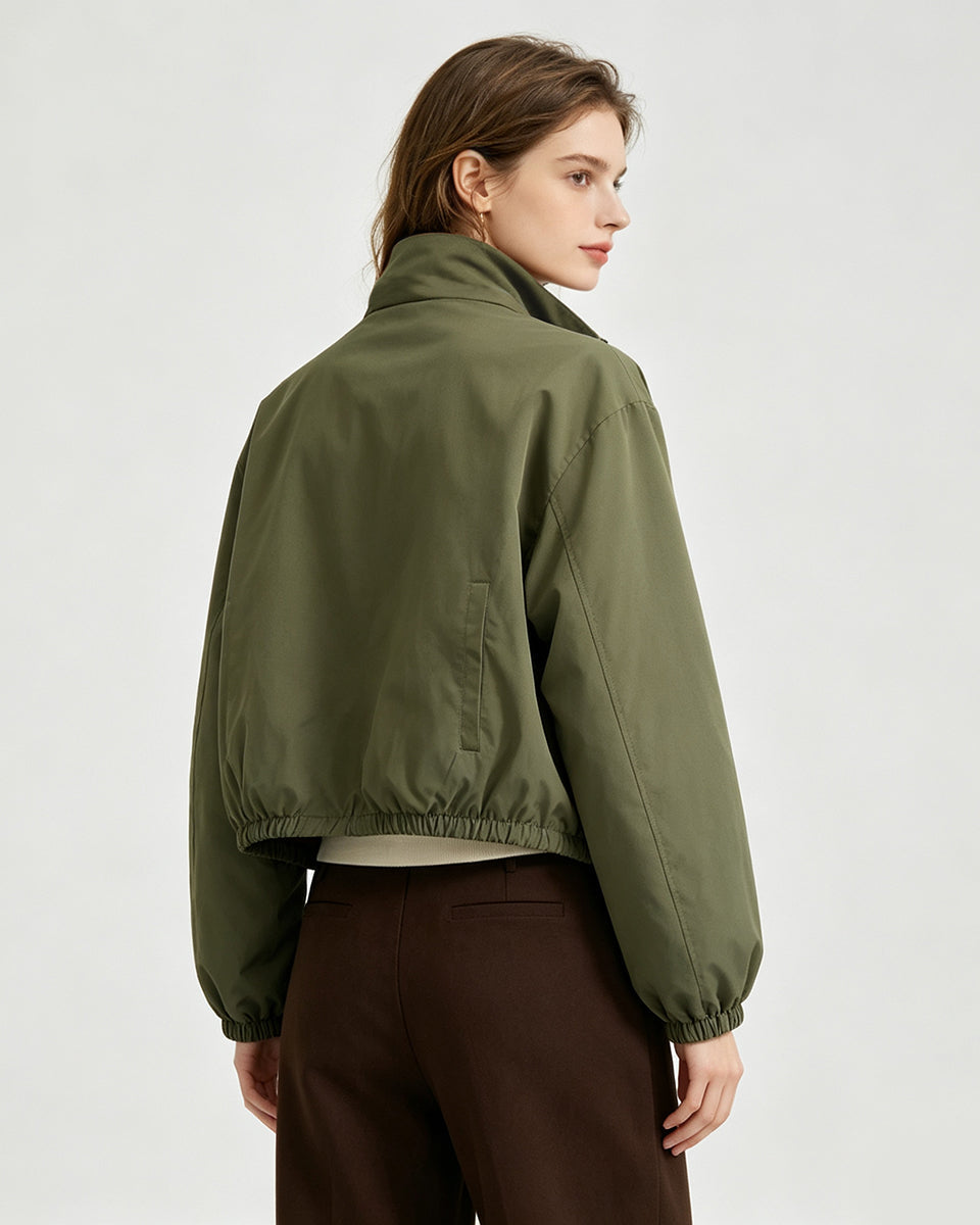 Reversible Stand Collar Jacket