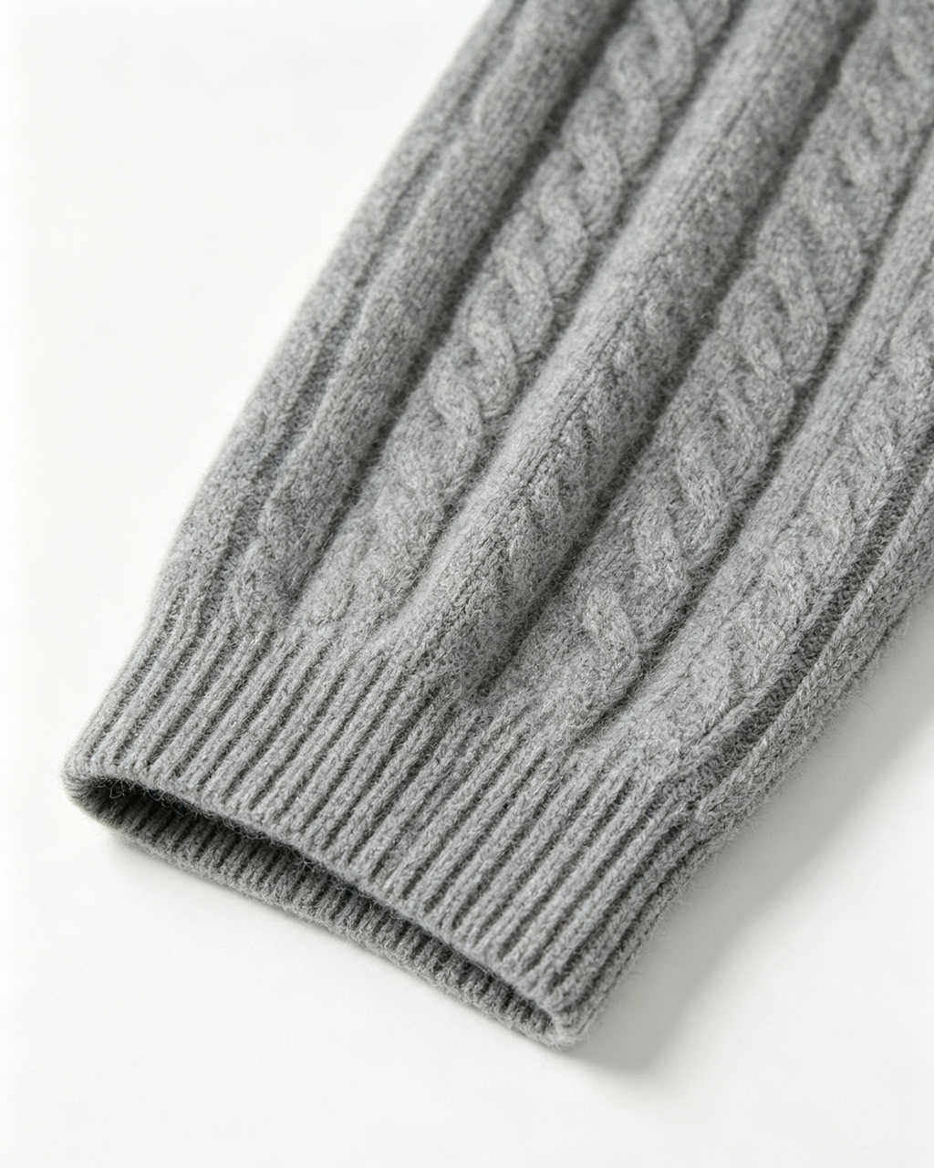 Cable‑Knit Cashmere Cardigan