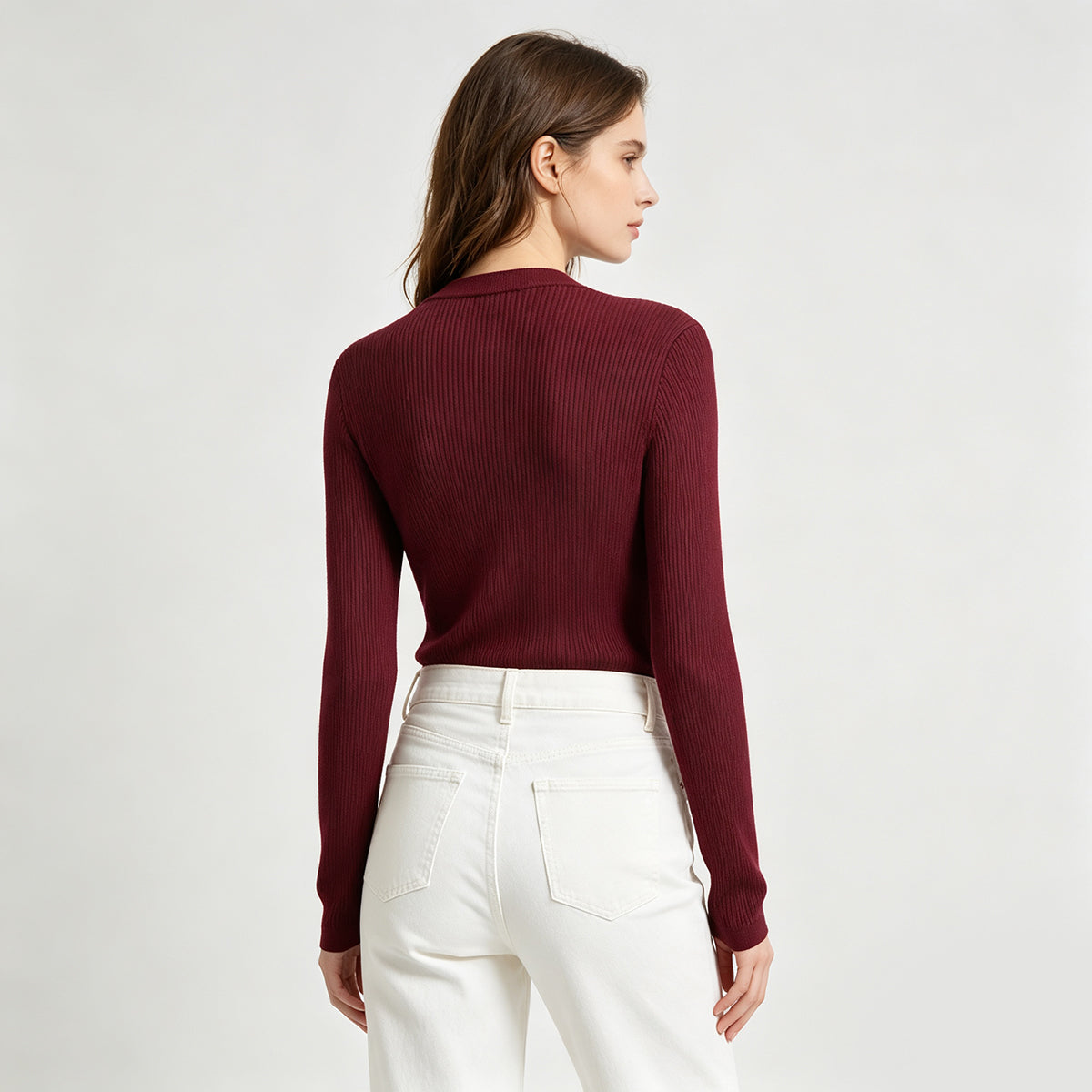 Ribbed Knit Sweater