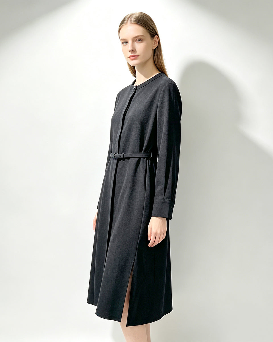 Wool‑Blend Two‑Piece Set