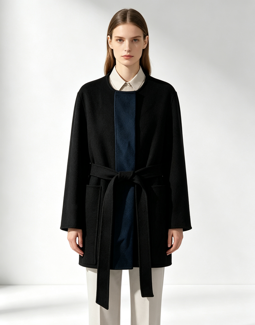 Double‑Sided Cashmere Coat