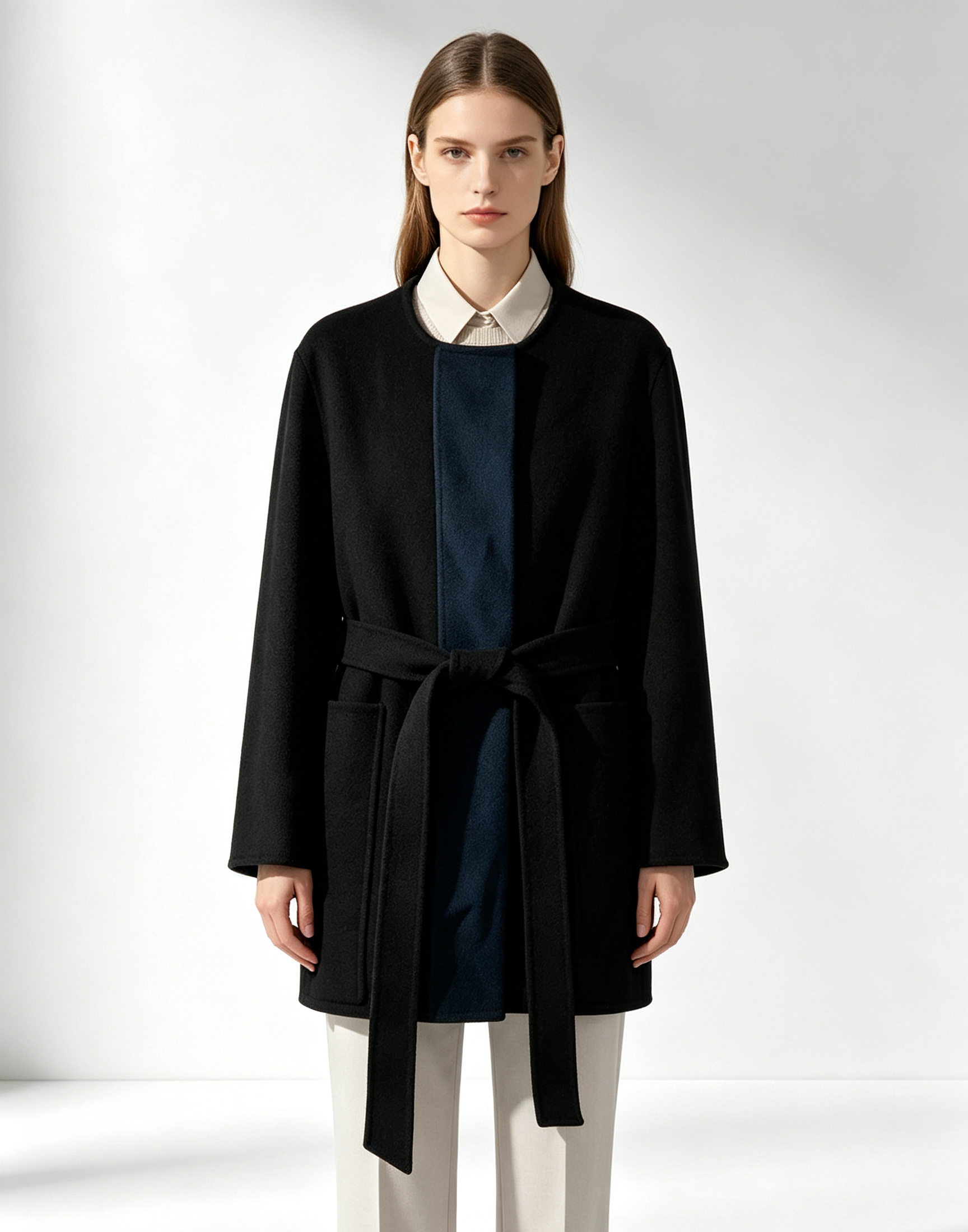 Double‑Sided Cashmere Coat