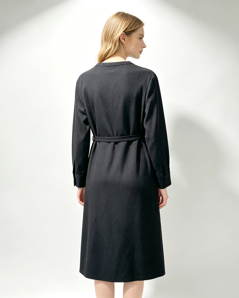 Wool‑Blend Two‑Piece Set