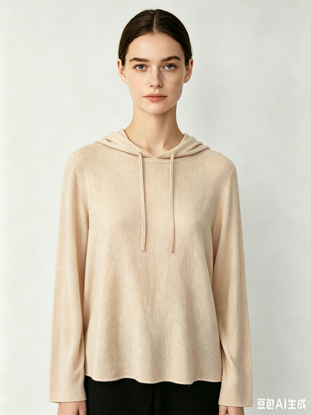 Cashmere Blend Hooded Sweater