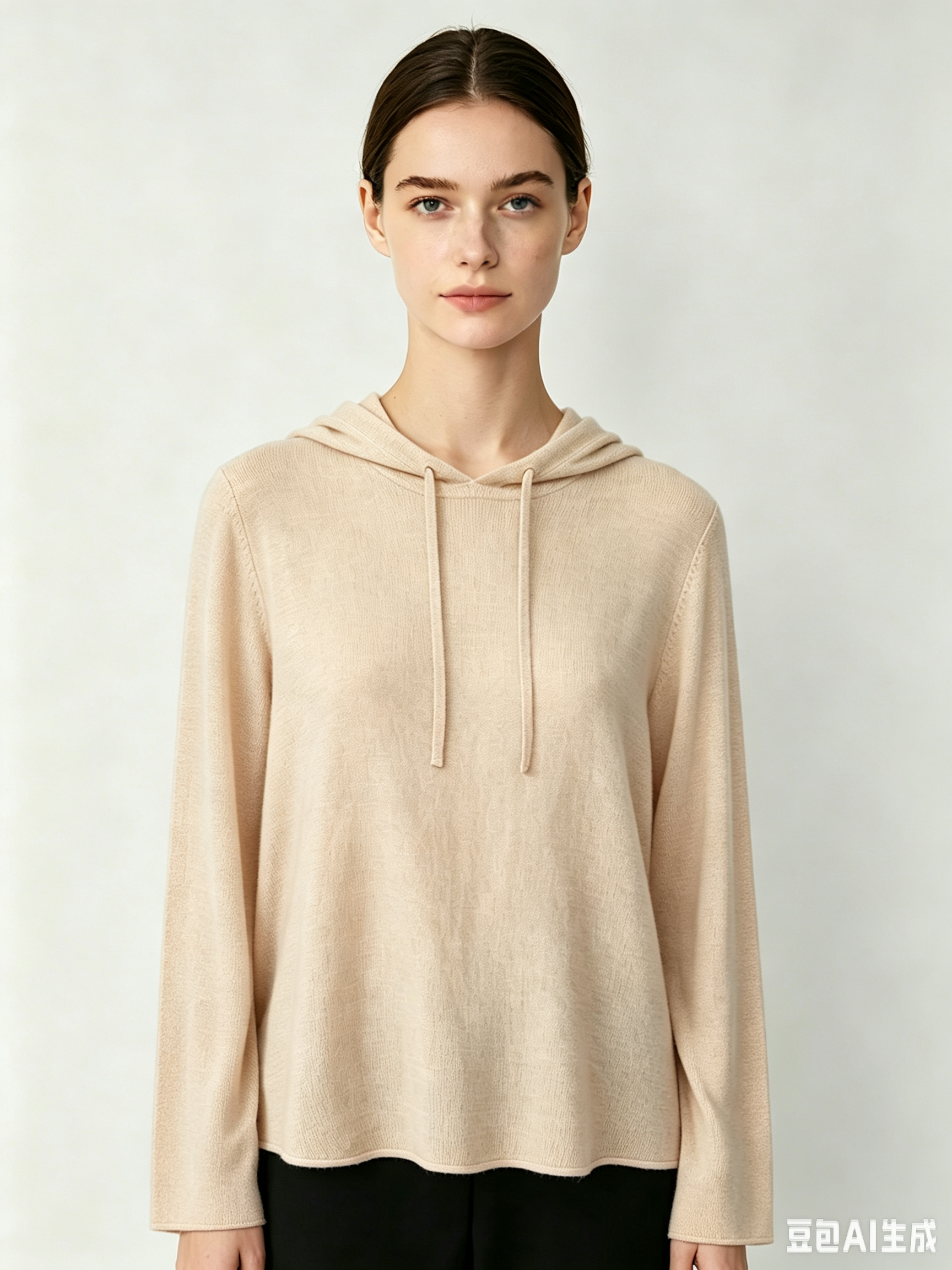 Cashmere Blend Hooded Sweater
