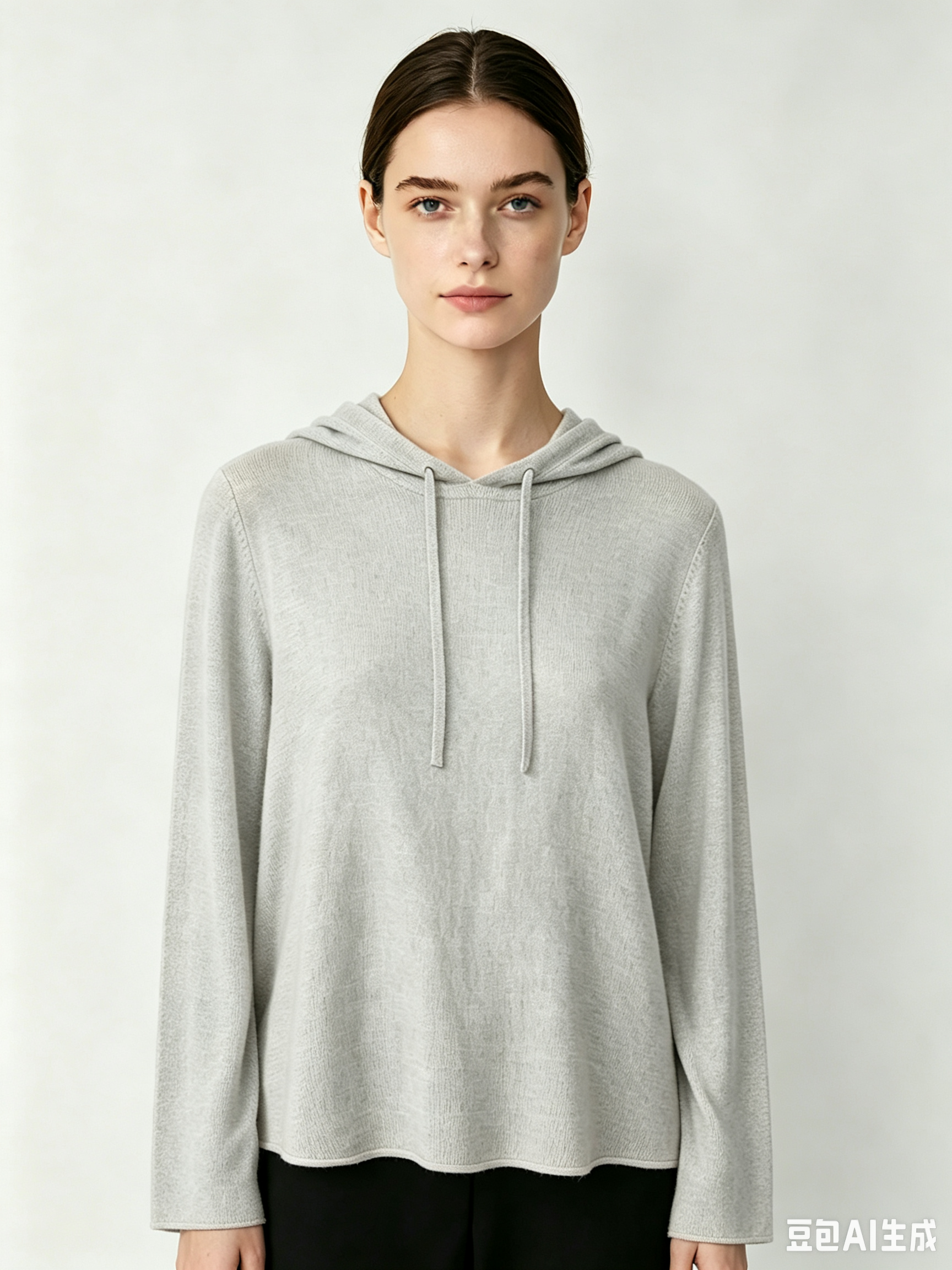 Cashmere Blend Hooded Sweater