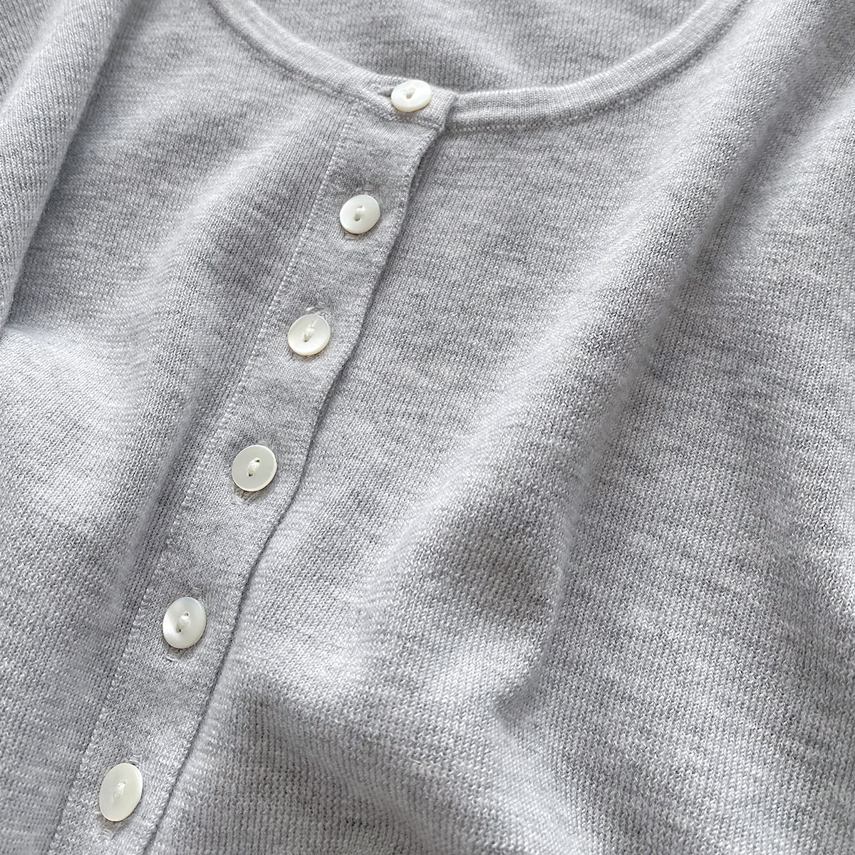 Pure Cashmere Crew Cardigan