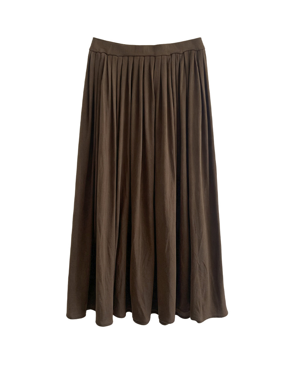 Elegant Pleated Midi Skirt
