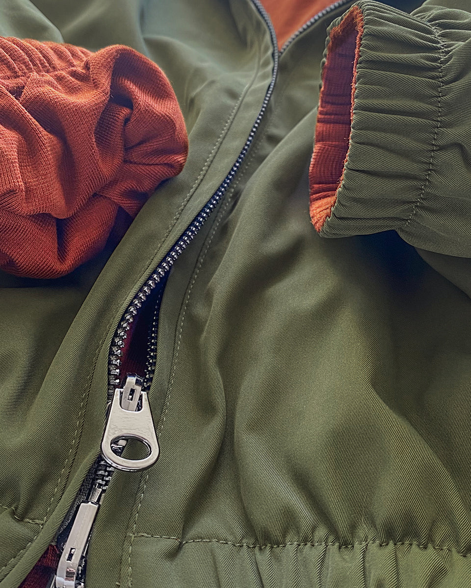 Reversible Stand Collar Jacket