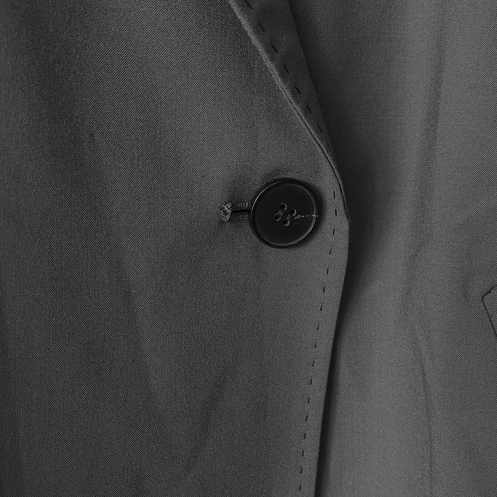 Wool Silk Belted Trench Coat