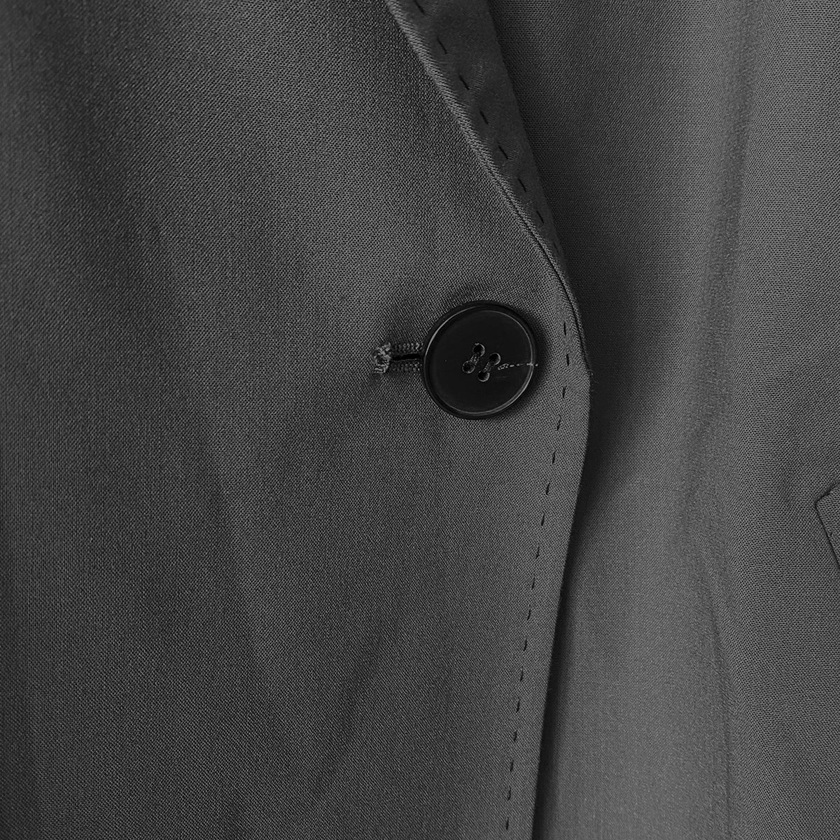 Wool Silk Belted Trench Coat