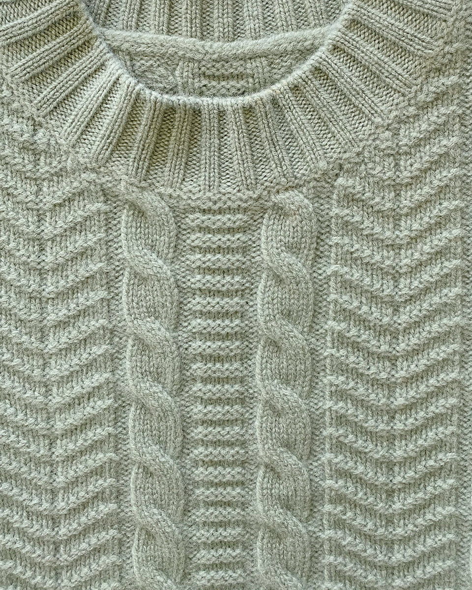 Cable Knit Sweater Vest