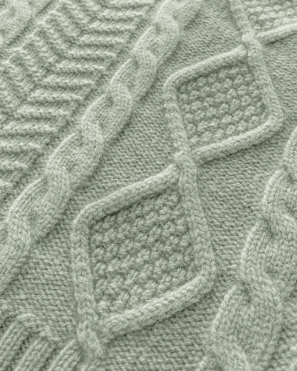 Cable Knit Sweater Vest
